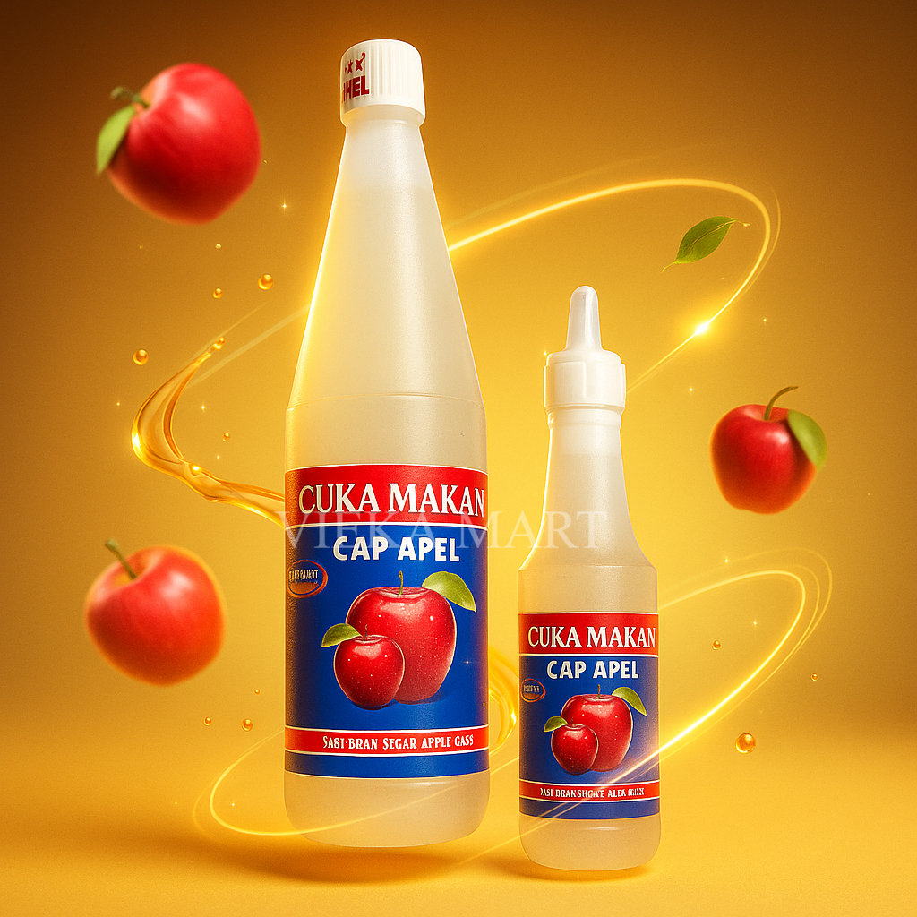 

Cuka Makan Cap Apel kemasan botol