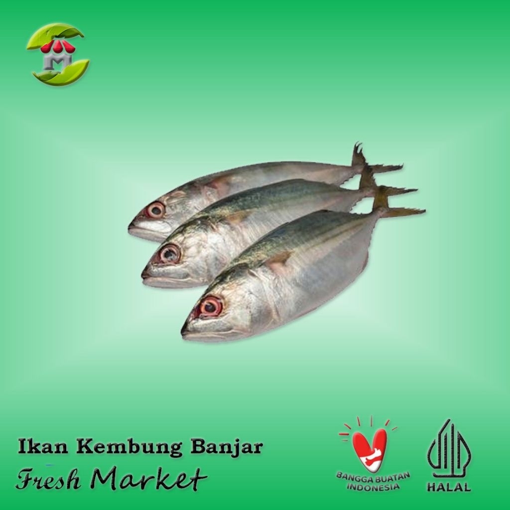 

[JAKPUS] Ikan Kembung Banjar Pack 900gr - 1kg