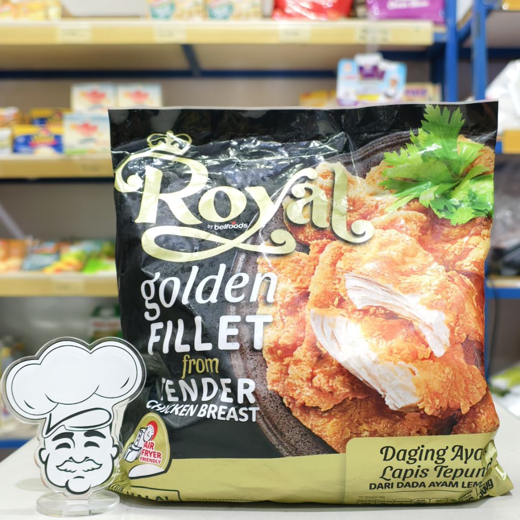 

Belfood Royal Golden Fillet 500Gr / Golden Nugget Ayam 500Gr / Chicken Nugget Royal 500Gr / Daging Ayam Fillet Nugget
