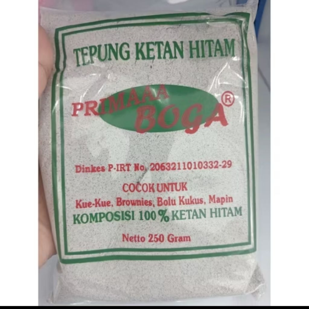 

Tepung Ketan Hitam Primaa Boga 250gr | Tepung Ketan Hitam | Resep Bolu Ketan Hitam Viral