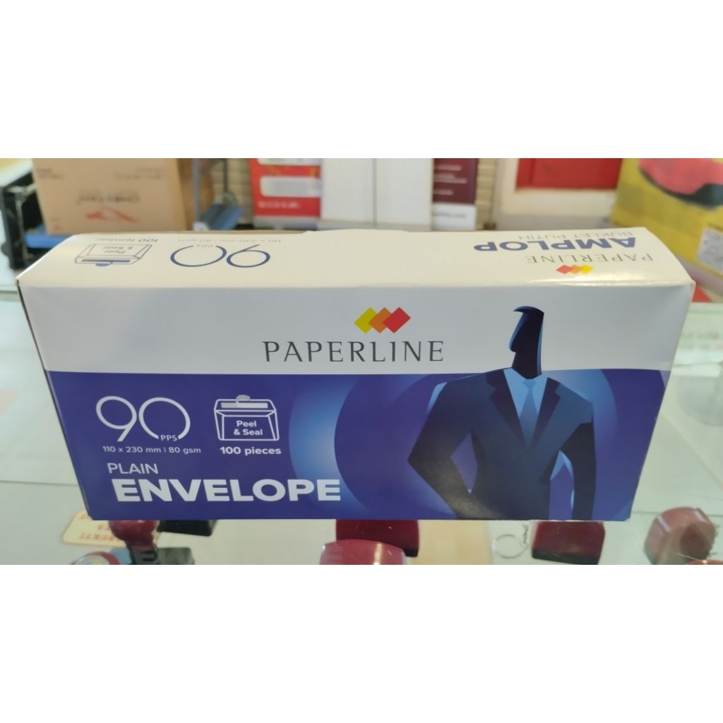 

Amplop - Putih Paperline No.90 [110 x 230 mm/ 80 gsm/ 100 Lembar/ Pack]