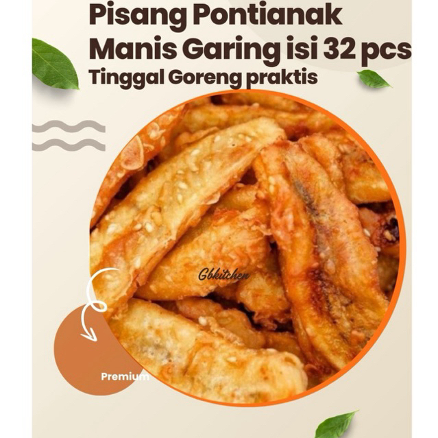 

Pisang wijen ponti isi 32 pcs 600 gr