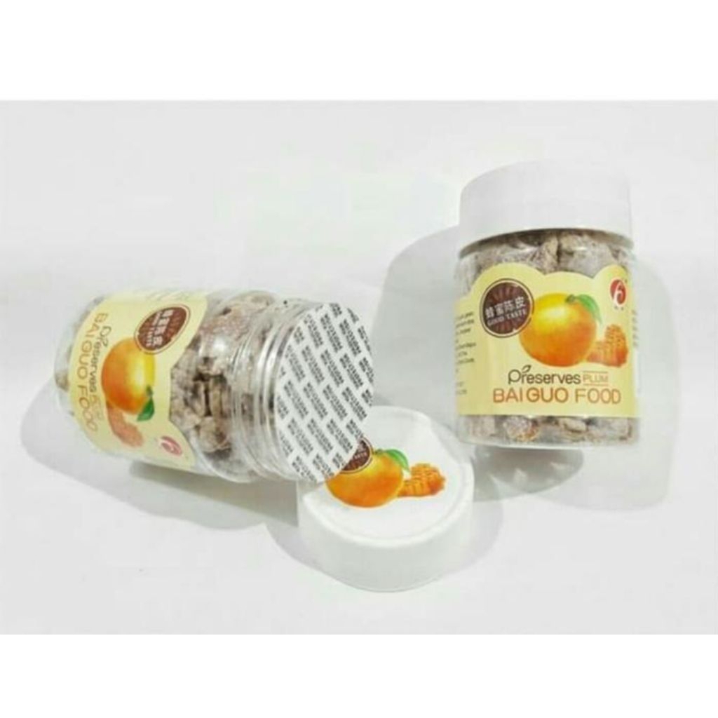 

BAIGUO FOOD PRESERVES PLUM MANISAN KULIT RASA JERUK MADU 85 GRAM