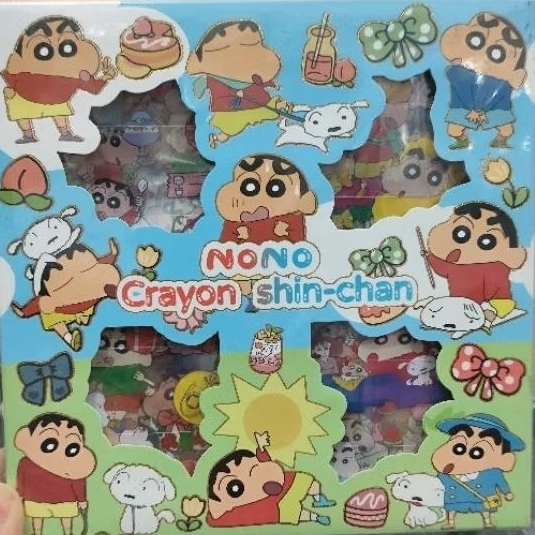 

Stiker NONO Karakter SINCHAN WINNIE THE POOH / MICKEY MOUSE ISI 100 LEMBAR BOX BESAR