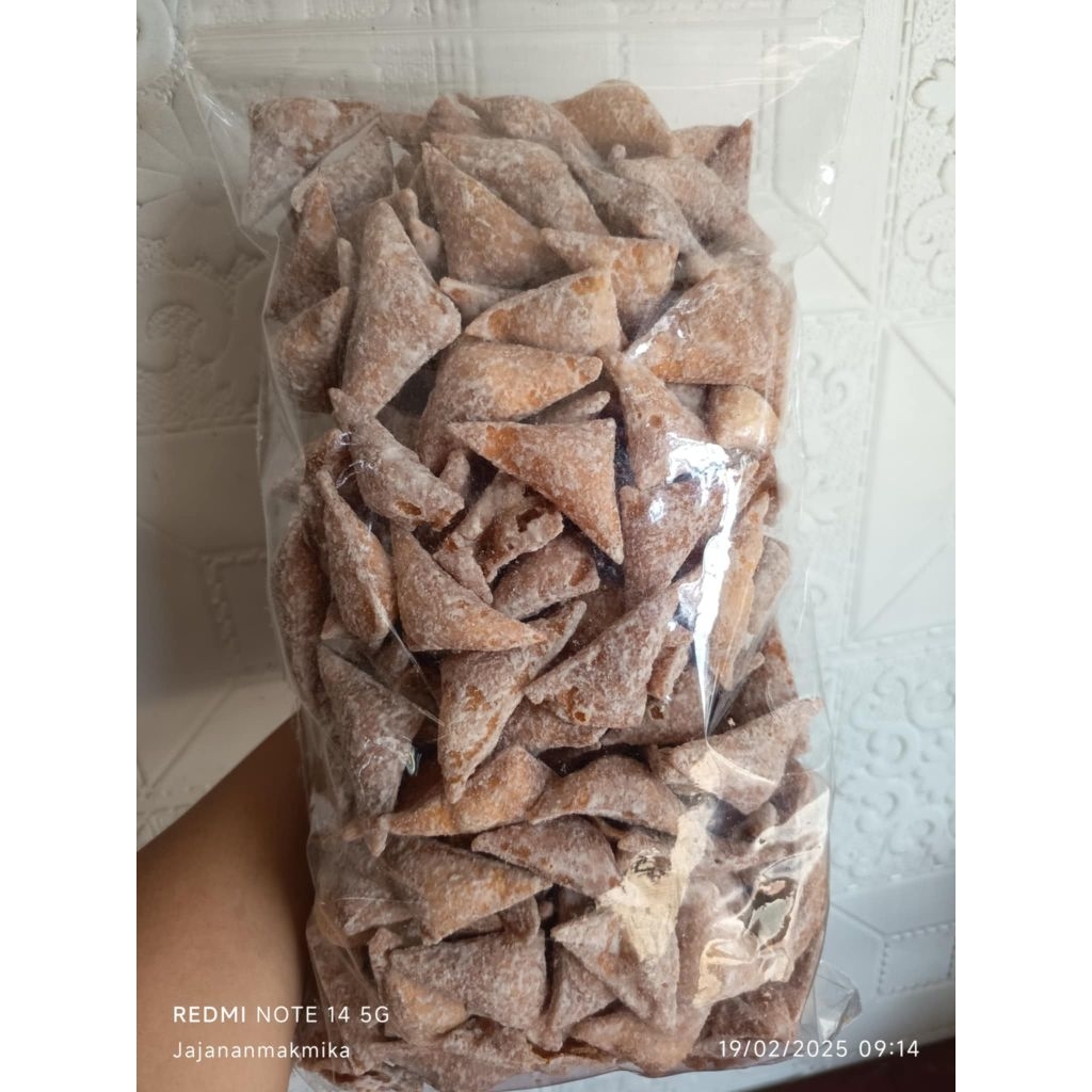 

READY MEDAN | HALAL | SEGITIGA MADU | RAJA MANIS KEMASAN 250 GR ENAKX RAPUH DAN GARING