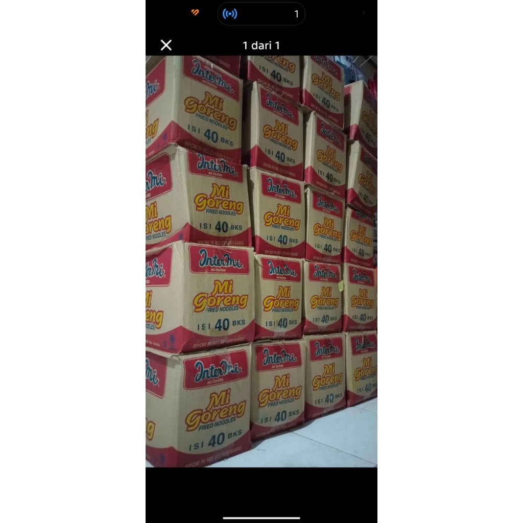 

Intermie Goreng/Kaldu Ayam/Kuah 1 dus isi 40 pcs