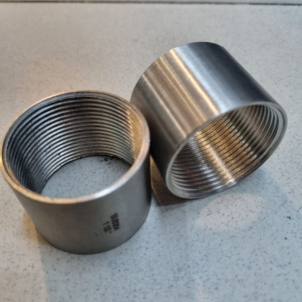 Socket Pipa Stainless 304 /Pipa Socket SS304 Socket Drat Dalam SS304 Sambungan Drat dalam 2inch -4in