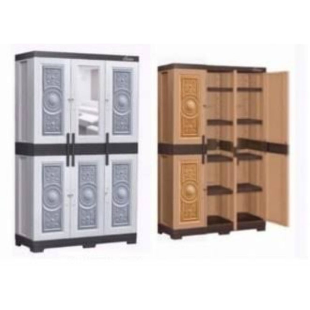 Lemari Plastik 3 Pintu Jepara Tabitha Luxury - HB