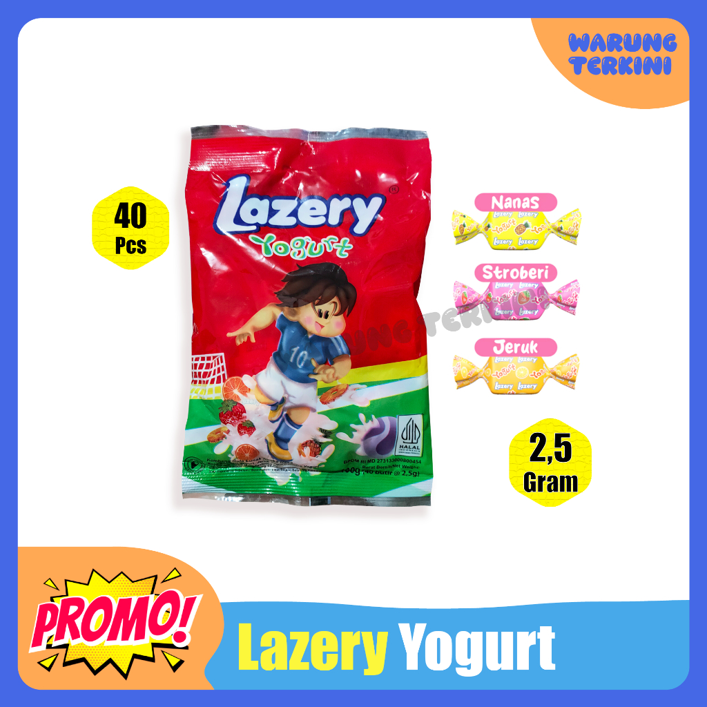 

Kembang Gula Lunak Lazery Yogurt 1 Bungkus 40 pcs | Aneka Rasa