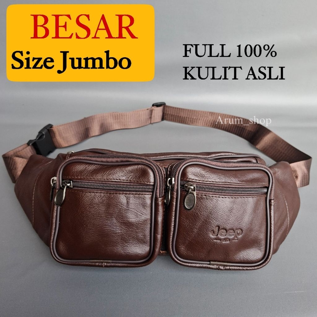 Tas Besar tas kulit asli pria selempang kulit original jp