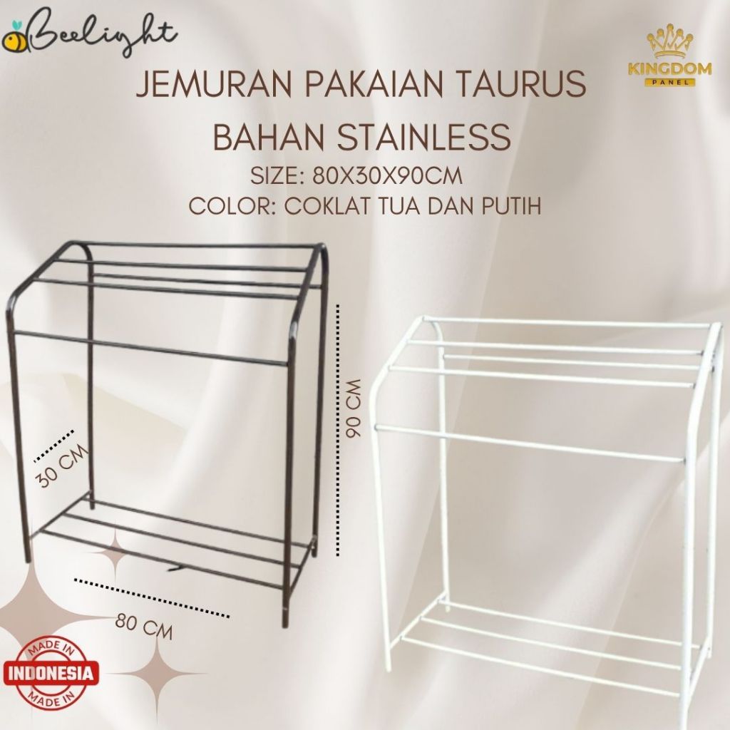 JEMURAN PAKAIAN TAURUS STAINLESS / JEMURAN PAKAIAN / JEMURAN MINIMALIST