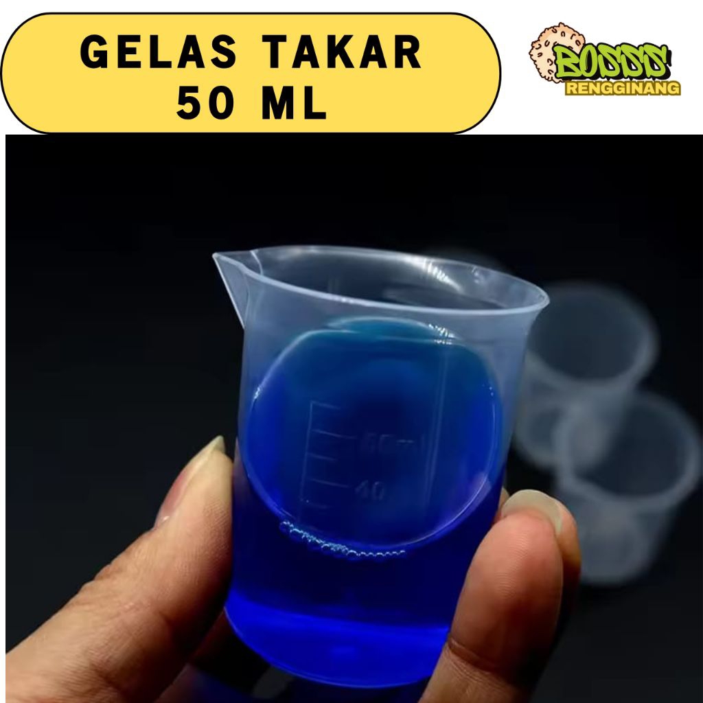 Gelas Takar 50ml Gelas ukur 50ml