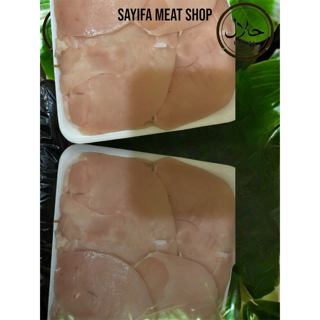 

Ayam dada slice real produk dijamin fresh 500g