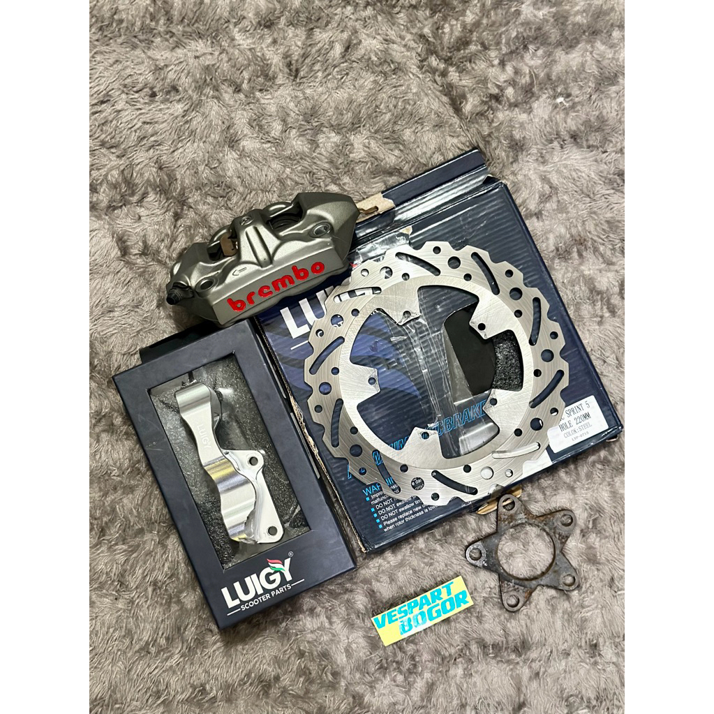 brembo m4 monoblock package second vespa matic