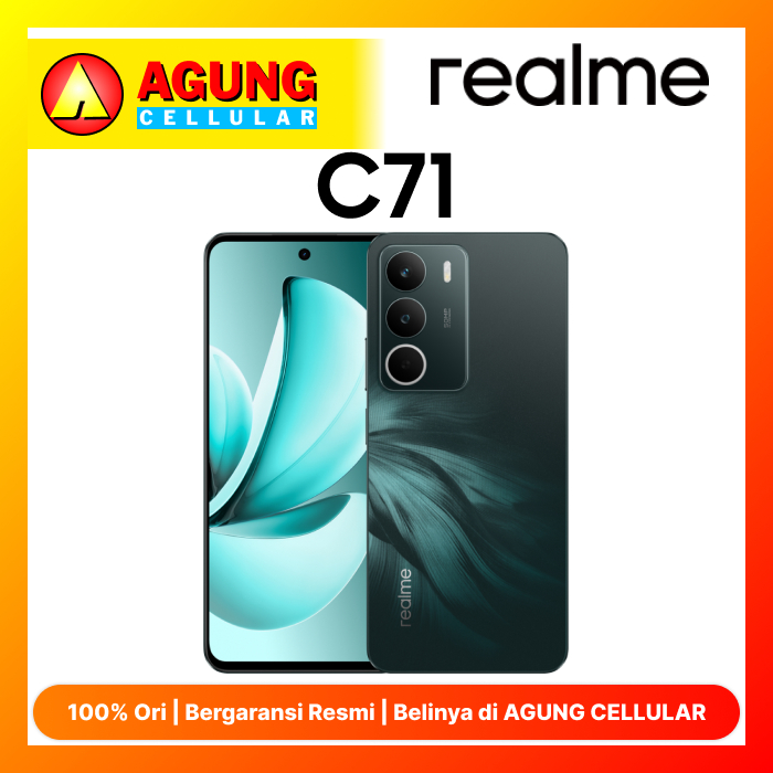 Realme C71 4G 4/128GB 6/128GB 8/128GB Garansi Resmi Realme Indonesia