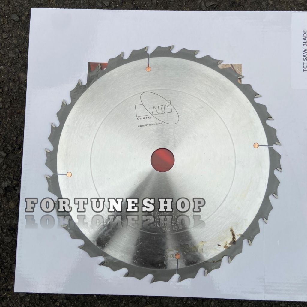 Mata Gergaji kayu AKM  300mm 28T Mata Gergaji Kayu Bulat AKM TCT Circular Saw 12 Inch