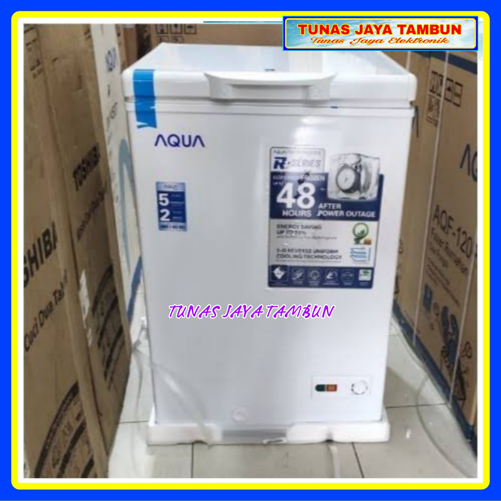 AQUA CHEST FREEZER AQF-120 HC / BOX FREEZER AQUA 100 LITER AQF120HC / CHEST FREEZER AQUA AQF 120 HC