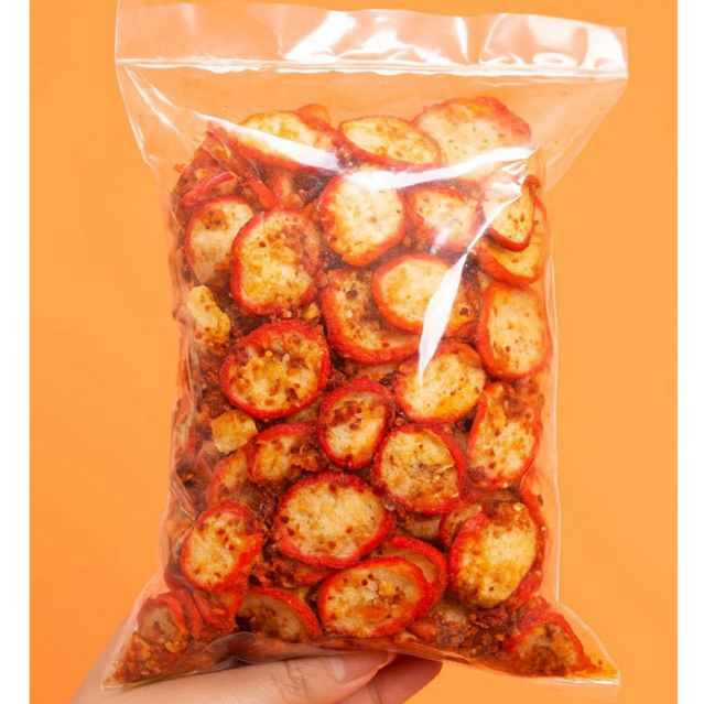 

Kerupuk seblak pedas daun jeruk 250 g camilan pedas
