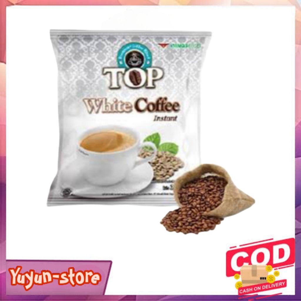 

Top White Coffee Kopi Instan 1 Dus/Karton