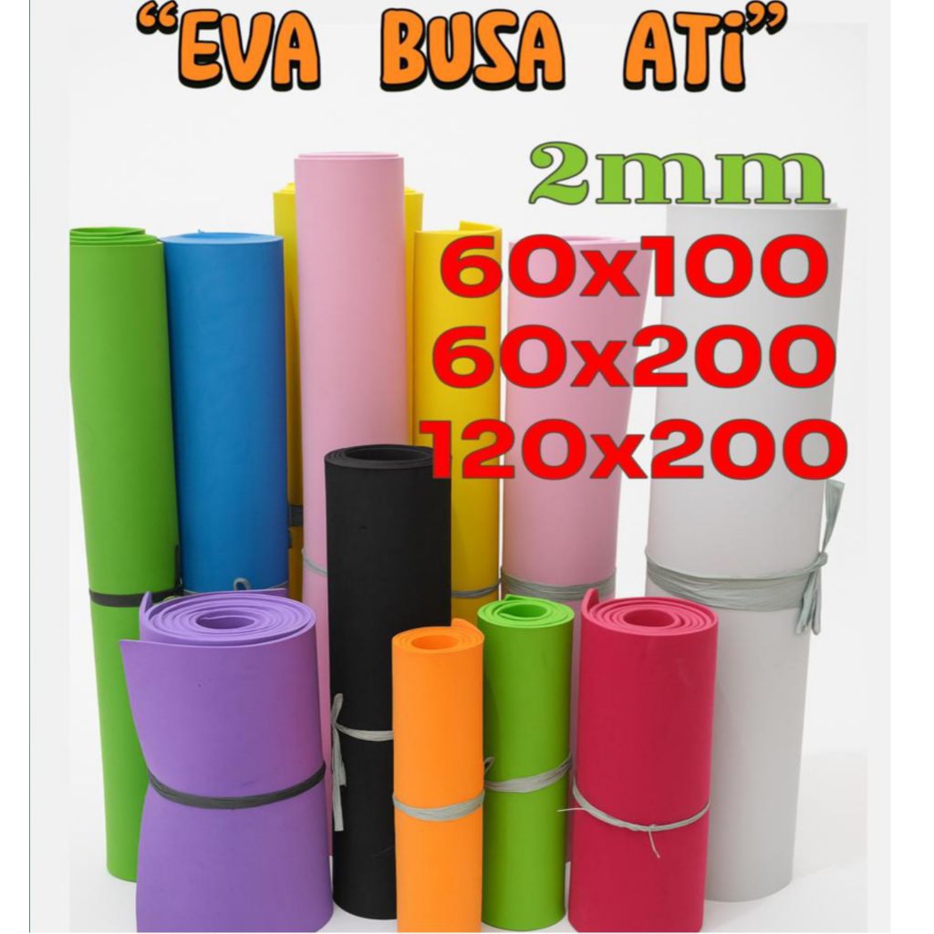 Eva Busa Ati 2mm / 100x60 / 200x60 / 120x60 / Eva Spons
