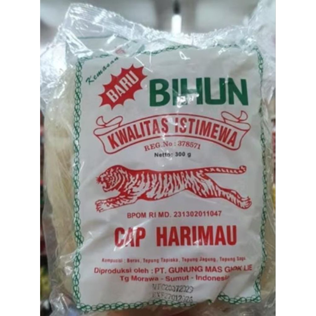 

Bihun Medan cap Harimau kualitas super