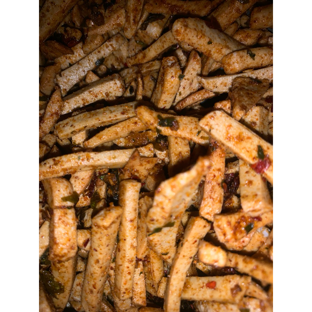 

Basreng baso goreng pedas daun jeruk 125gram