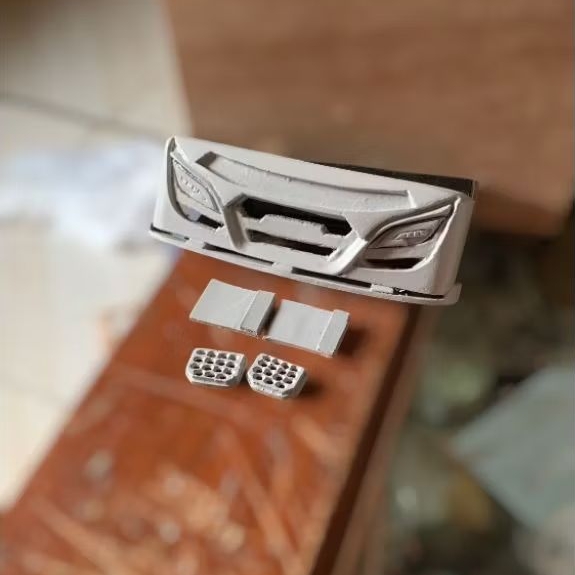 bemper miniatur truck plastik set pijakan herex