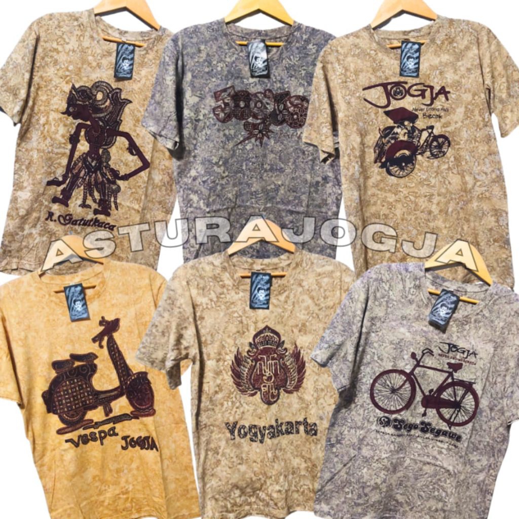 Kaos Batik Jogja Katun Pria Wanita Oleh Oleh Jogja Kaos Jegger