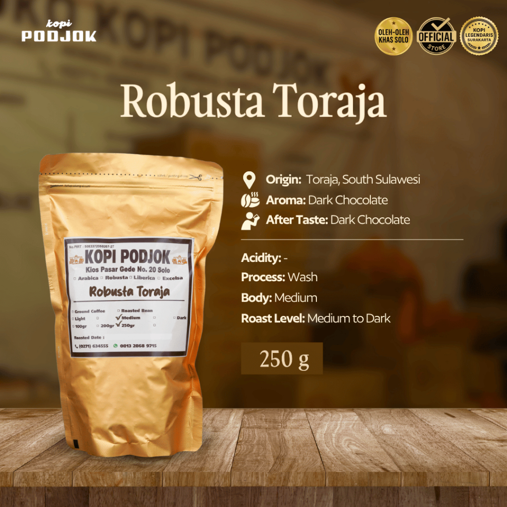 

Kopi Robusta | Kopi Robusta Toraja | Kopi Podjok