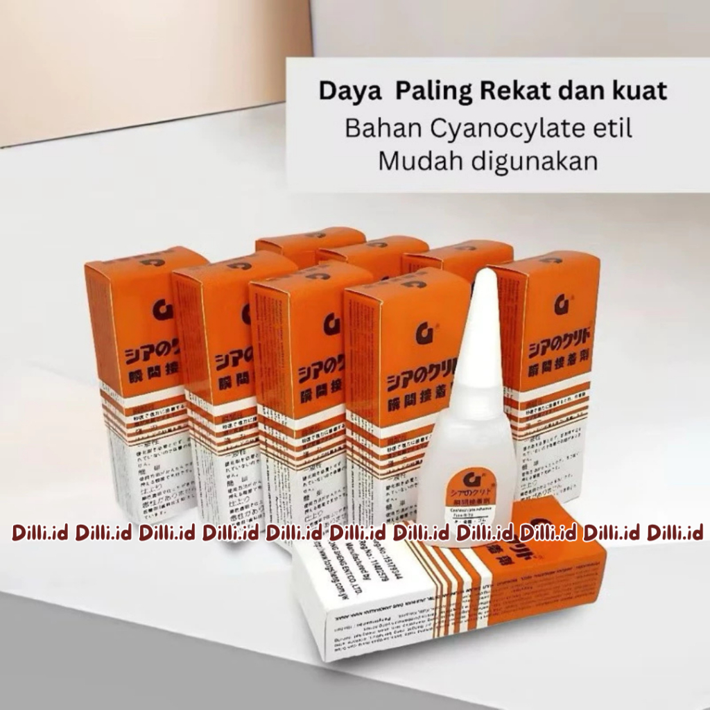 

Dilli.id - Lem G Korea Serbaguna Original 100% Lem Setan Ori Cair Super Glue Barcode