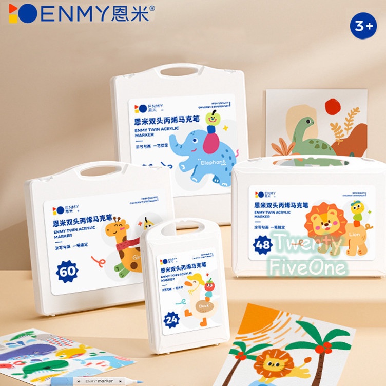 

KODE X49V Marker Akrilik 364868 Warna Set Marker Akrilik Pemula Seni Warna Cerah dan Tahan Air