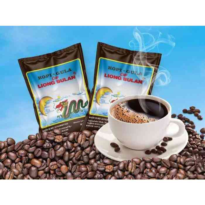 

Kopi Cap Liong Bulan ( Kopi + Gula ) Isi 10 pcs 28gr