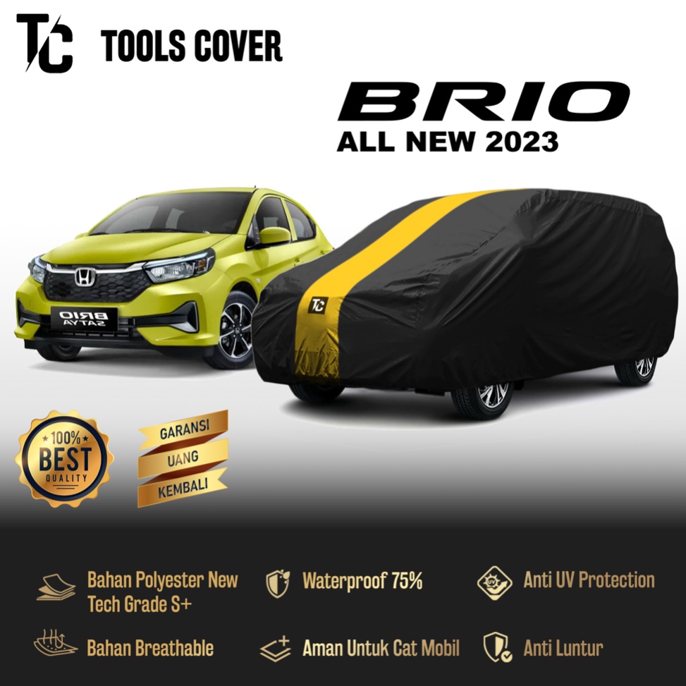 KODE D5O Sarung Mobil Brio Satya RS 223 Cover Mobil Brio Satya RS 223 Selimut Penutup Mobil Brio Sat