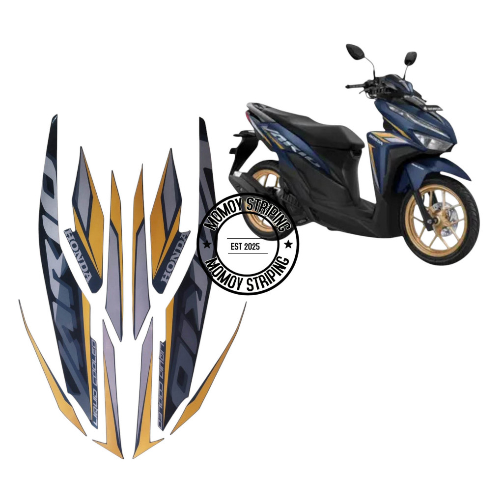 STIKER STRIPING VARIO 125 2021 BIRU