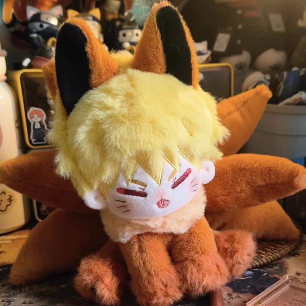 [PRE-ORDER]Boneka Anime 20CM Naruto Kyubi Kurama Anime Merchandise Gift Boneka Cute Limited Edition 