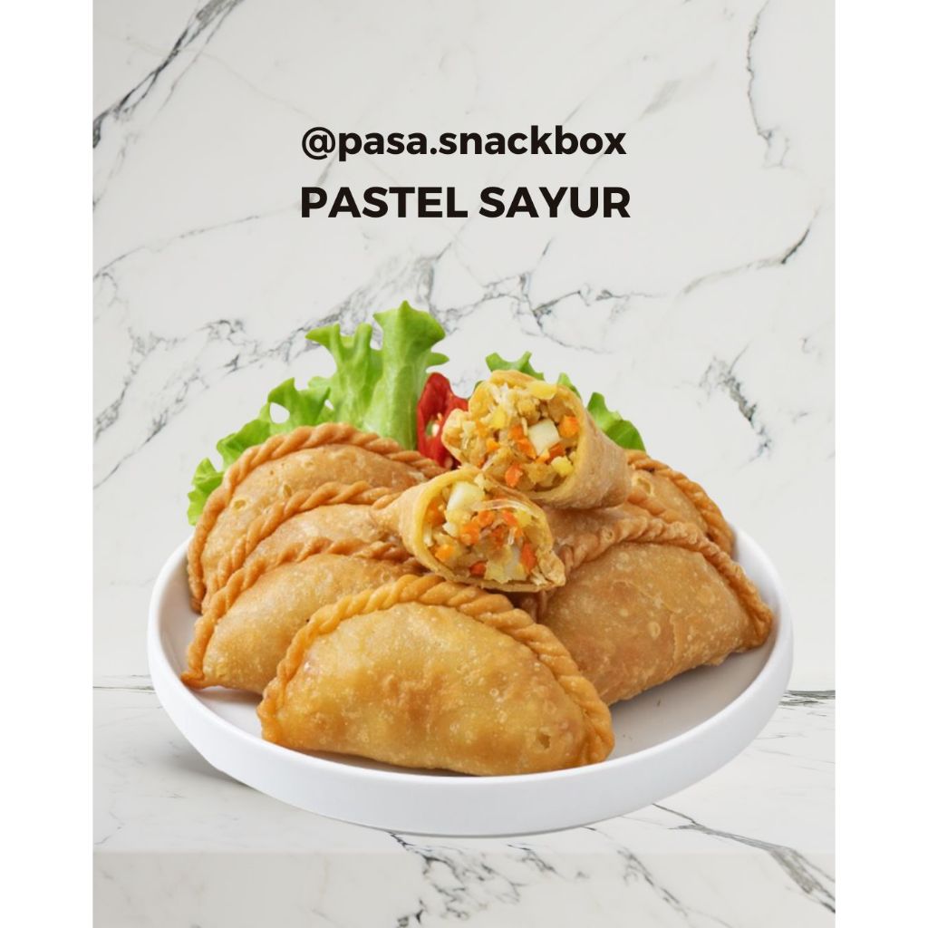 

Pastel isi sayur - PASA Snack Box, Jajanan Tradisional, Snack meeting, Arisan, Hampers, Jajanan Pasar