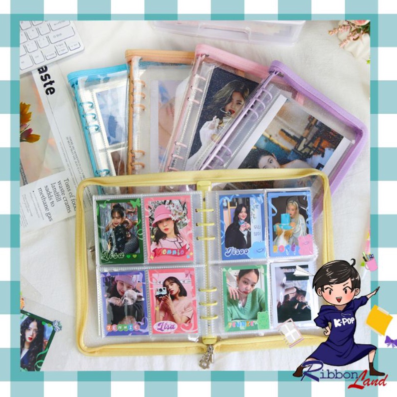 

KODE V38S A5 BINDER ZIPPER RESLETING PVC GLITTER