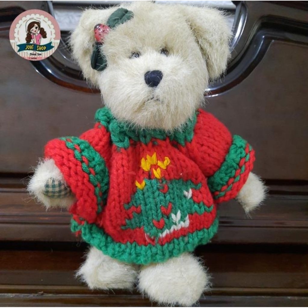 boneka artikulasi teddy bear rare the boyds rajut costume 1988-2006