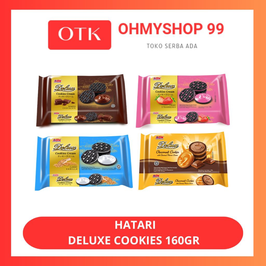 

HATARI Deluxe Cookies Cream 160gr