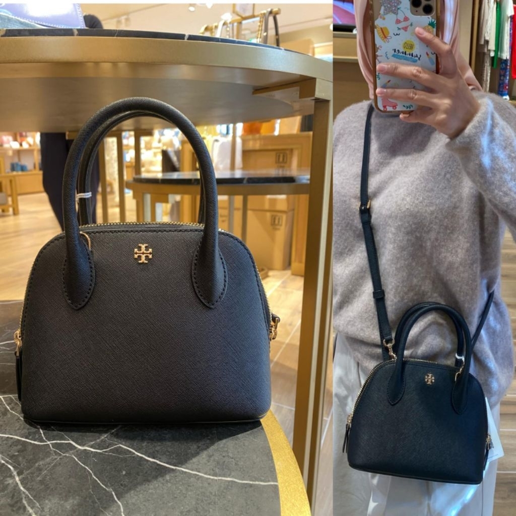 Emerson Dome Mini Satchel Black