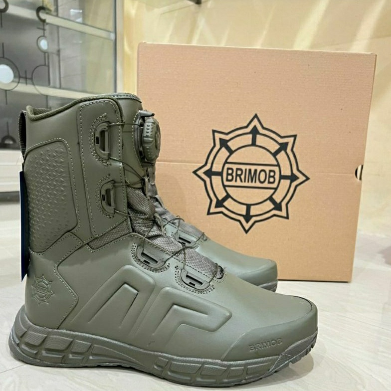 KODE R77A Sepatu PDL Hijau Century Premium Brimob Styling Keren