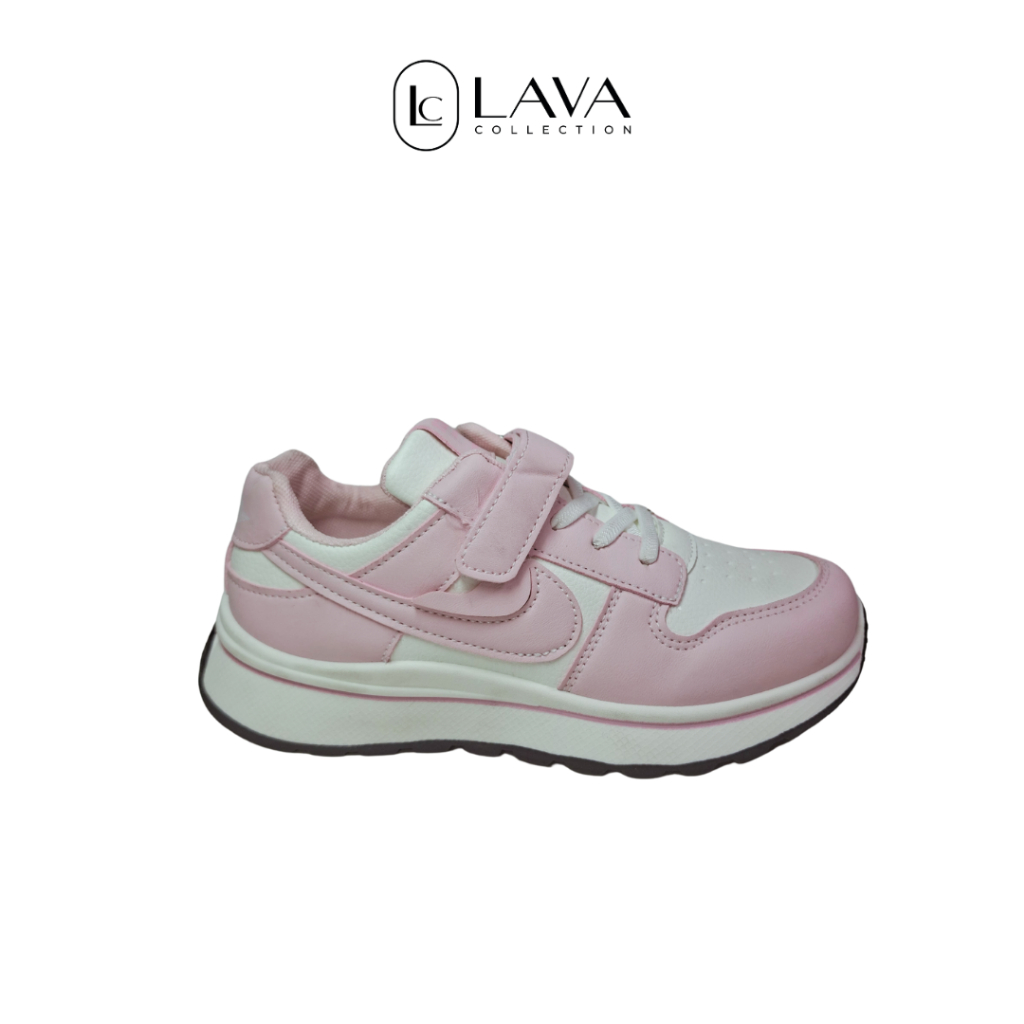 LAVA - Sepatu Sneakers Anak Youth Balance Pink Untuk Sekolah Olahraga