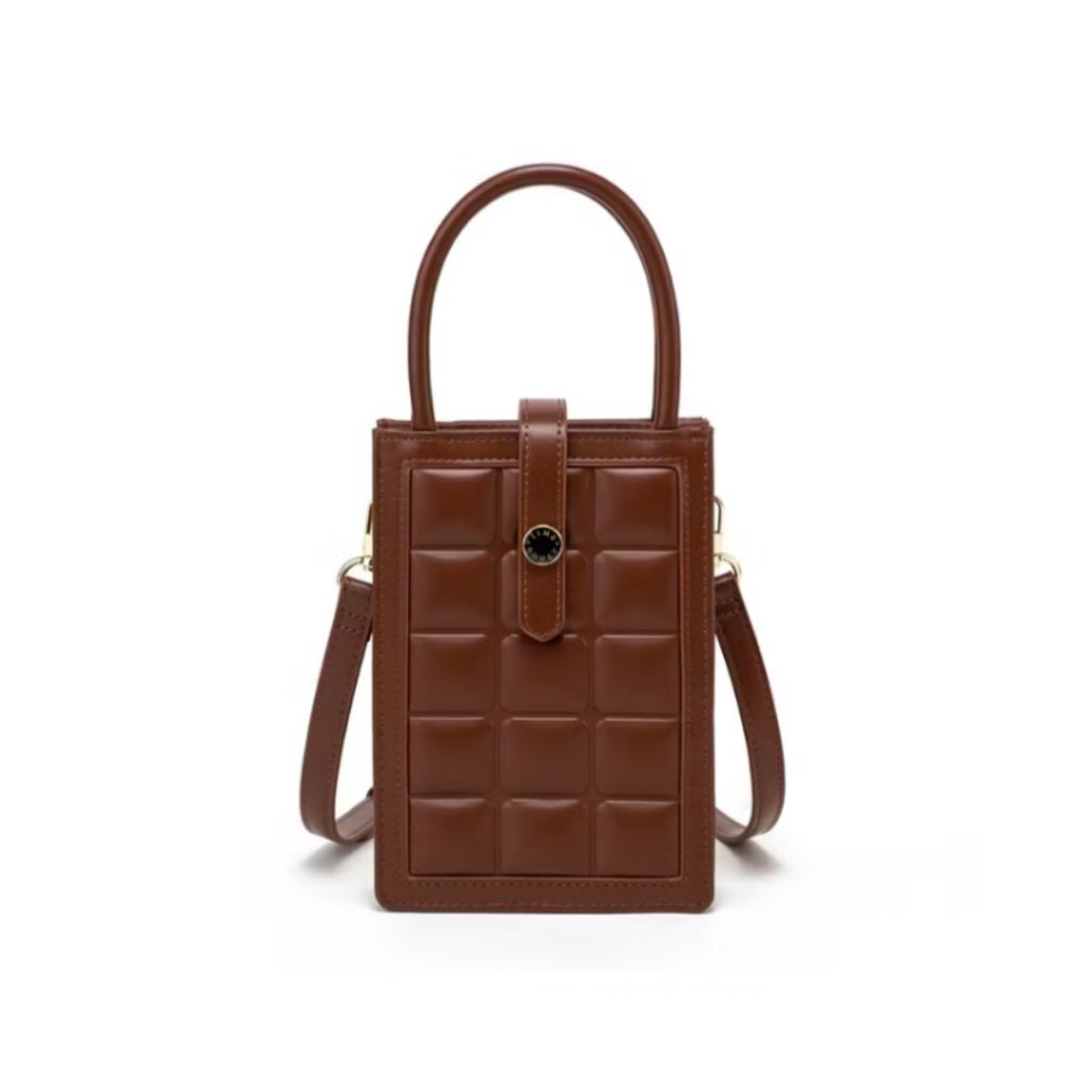 Lea Mini Bag Jims Honey Tas HP Tas Dompet - Dark Brown