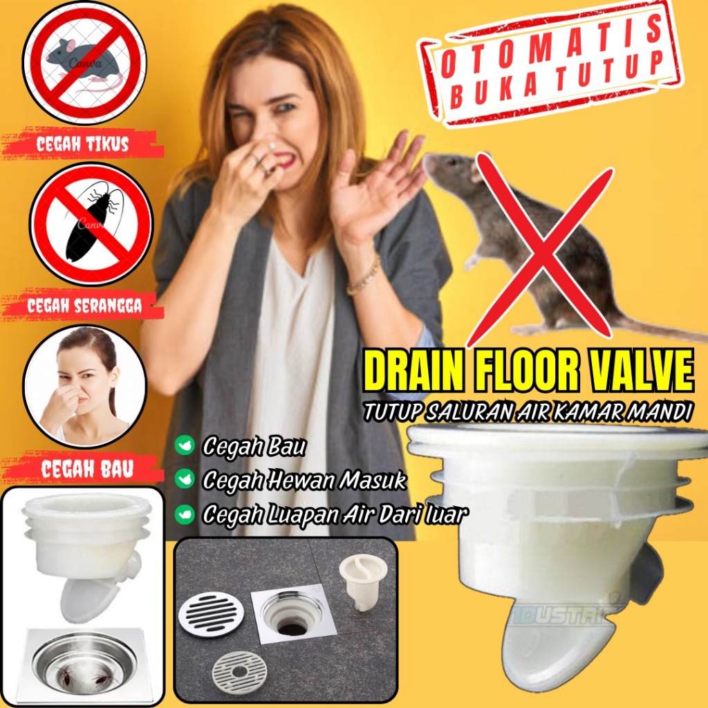 Penutup Saluran Air Kamar Mandi / Penutup Lubang Kamar Mandi