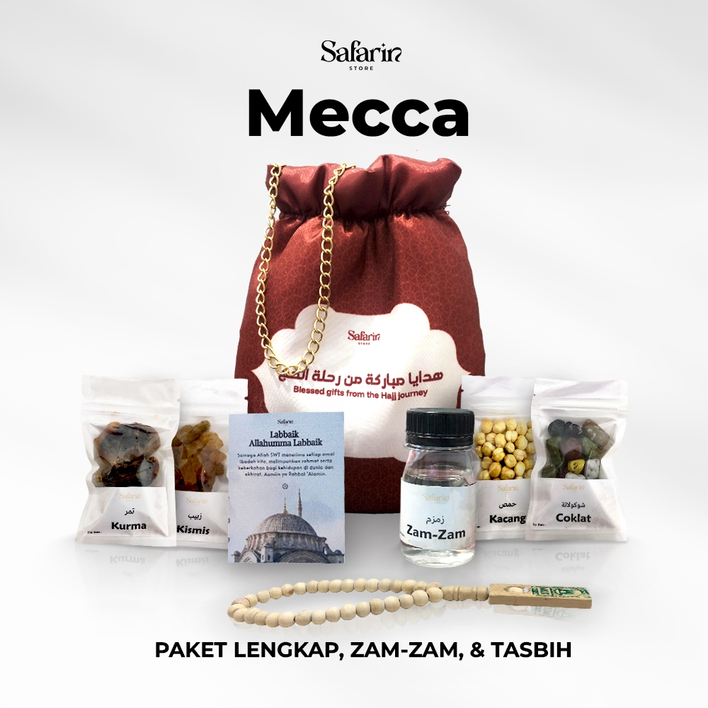 

Oleh-oleh Haji dan Umroh Tas Serut Souvenir Snack Pouch Umrah Goodie Bag Mecca