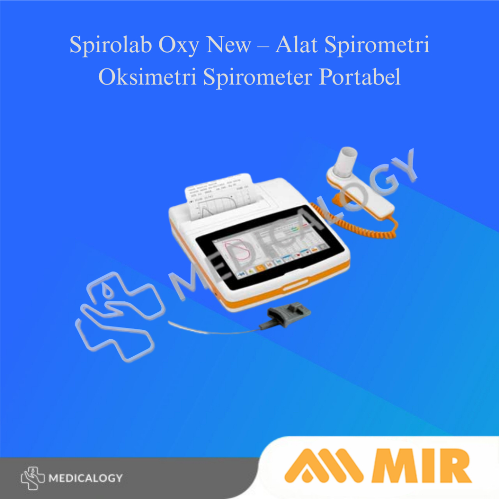 Spirolab Oxy New – Alat Spirometri Oksimetri Spirometer Portabel