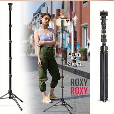 Tripod Neepho 2.1 Meter Tongsis Content Creator Selfie Tripod Lipat Travel Tongsis Panjang
