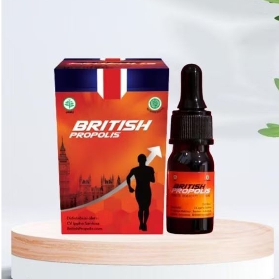 BRITISH PROPOLIS MURNI 100% ASLI OBAT HERBAL ASAM URAT ASAM LAMBUNG
