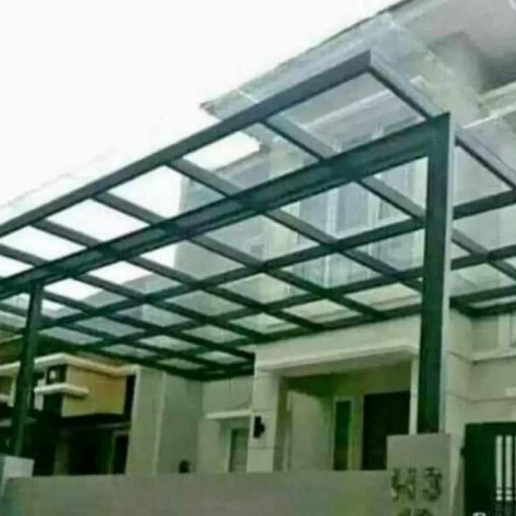 KANOPI KACA TEMPERED