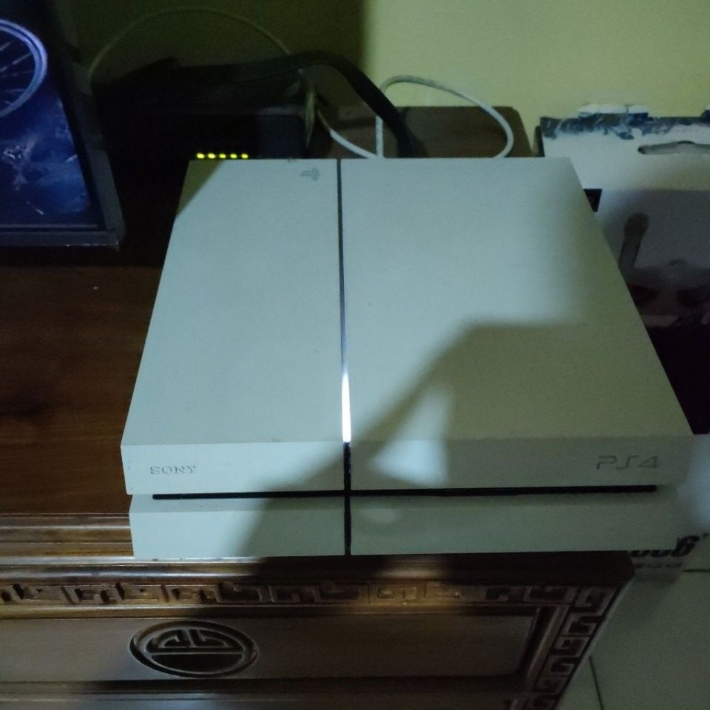 PS4 Fat Putih 500 GB seri 1200 + dualShock4 &playx
